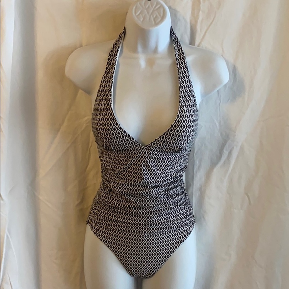 Lands’ End Halter Swimsuit